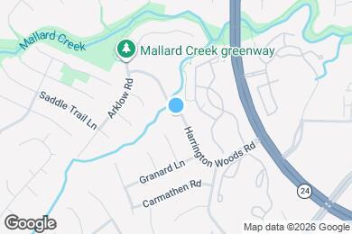 Map image of the property - 7908 Harrington Woods Rd