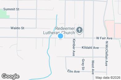 Map image of the property - 1825 W Fair Ave