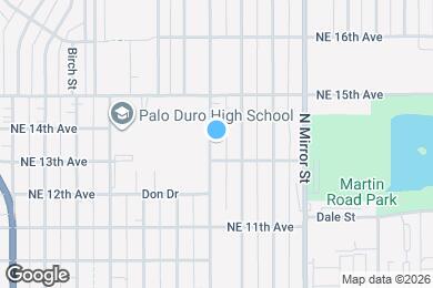 Map image of the property - 1306 N Arthur St