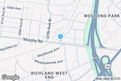 Map image of the property - 552 Acklen Park Dr