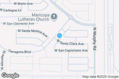 Map image of the property - 35562 W Santa Clara Ave