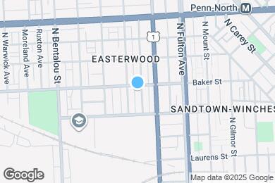 Map image of the property - 1536 Appleton St