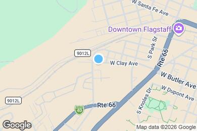 Map image of the property - 813 W Clay Ave