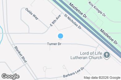 Map image of the property - 801 Turner Dr