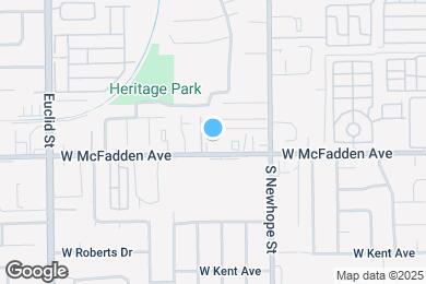 Map image of the property - 4621 W McFadden Ave