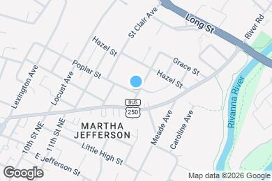 Map image of the property - 1315 Poplar St