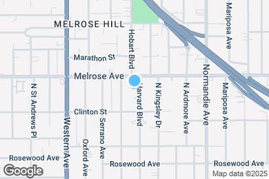 Map image of the property - 641 N Harvard Blvd