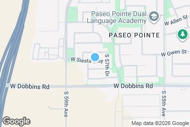Map image of the property - 5753 W Siesta Way
