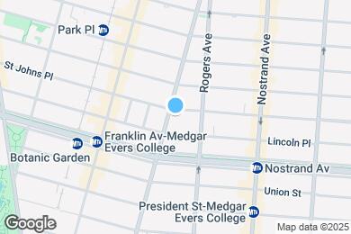Map image of the property - 1499 Bedford Ave