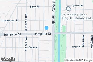 Map image of the property - 3330 Dempster St