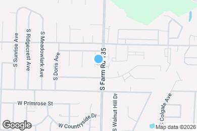 Map image of the property - 3480 S Christy Ct