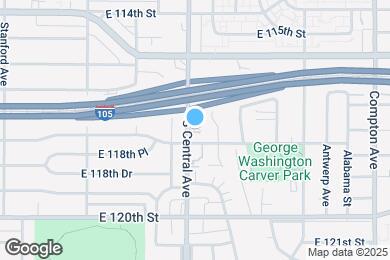 Map image of the property - 11716 S Central Ave