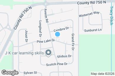 Map image of the property - 736 Pine Lake Dr