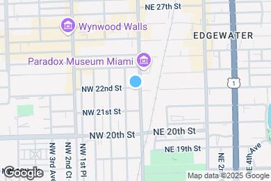 Map image of the property - 2160 N Miami Ave