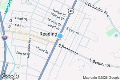 Map image of the property - 8914 Reading Rd