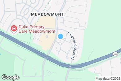 Map image of the property - The Reserve at Meadowmont Apartments and Townhomes