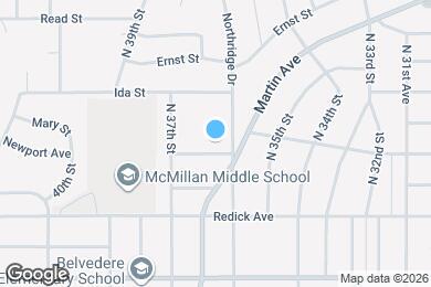 Map image of the property - 3606 Newport Ave