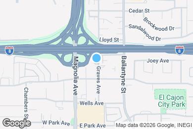 Map image of the property - 550 Graves Ave