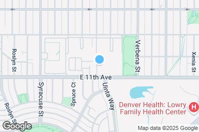 Map image of the property - 8105 E 11th Ave