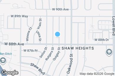 Map image of the property - 8821 Quigley St
