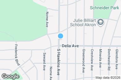 Map image of the property - 601 S Hawkins Ave