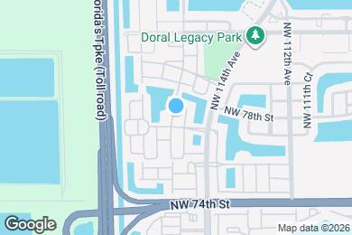 Map image of the property - 7803 NW 114th Path