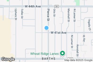 Map image of the property - 4105 Pierce St