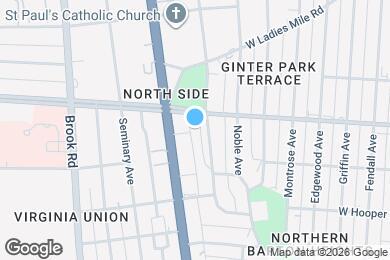 Map image of the property - 2928 Hawthorne Ave