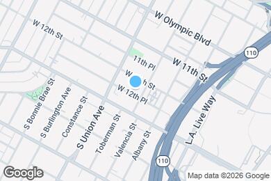 Map image of the property - 1513 W 12th Pl