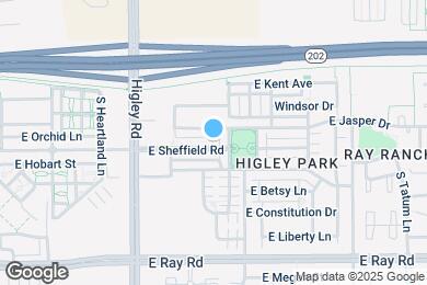 Map image of the property - 3340 E Sheffield Rd