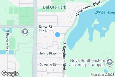 Map image of the property - 3154 Macdonald Drive Clearwater FL