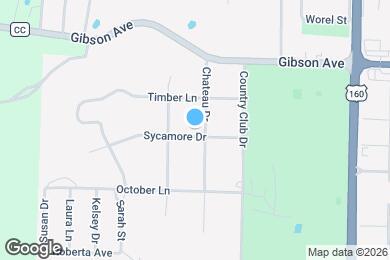 Map image of the property - 1301 Chateau Dr