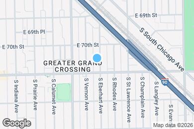 Map image of the property - 7038 S Eberhart Ave