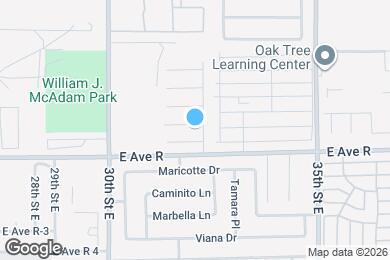 Map image of the property - 3140 E Ave Q15