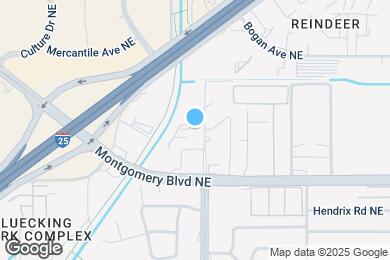 Map image of the property - 4601 Carlisle Blvd NE