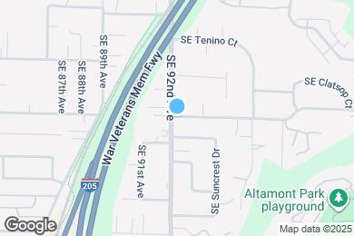 Map image of the property - 9212 SE Azalea St