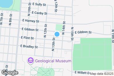 Map image of the property - 1307 E Flint St