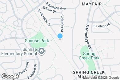 Map image of the property - 3907 S Halifax St
