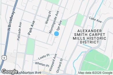 Map image of the property - 160 Ridge Ave