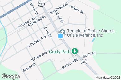 Map image of the property - 311 E 2nd St