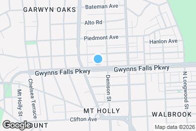 Map image of the property - 3412 Gwynns Falls Pkwy