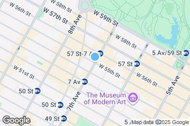 Map image of the property - W. 55th St, 7th Ave