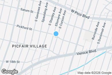 Map image of the property - 1605 S Curson Ave