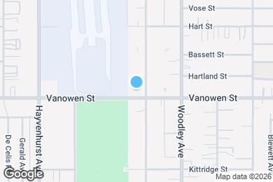 Map image of the property - 16215 Vanowen St