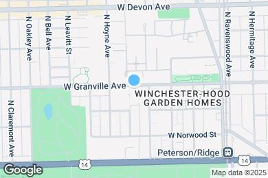 Map image of the property - 2025 W Granville Ave