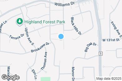 Map image of the property - 13020 Oliver Ave S