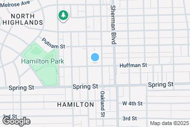 Map image of the property - 1022 Huffman St
