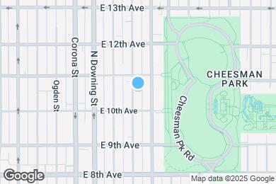 Map image of the property - 1050 N Lafayette St