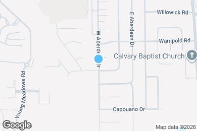 Map image of the property - 2240 W Aberdeen Dr