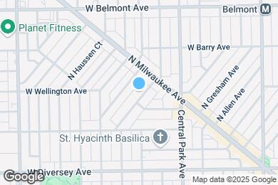 Map image of the property - 2968 N Ridgeway Ave